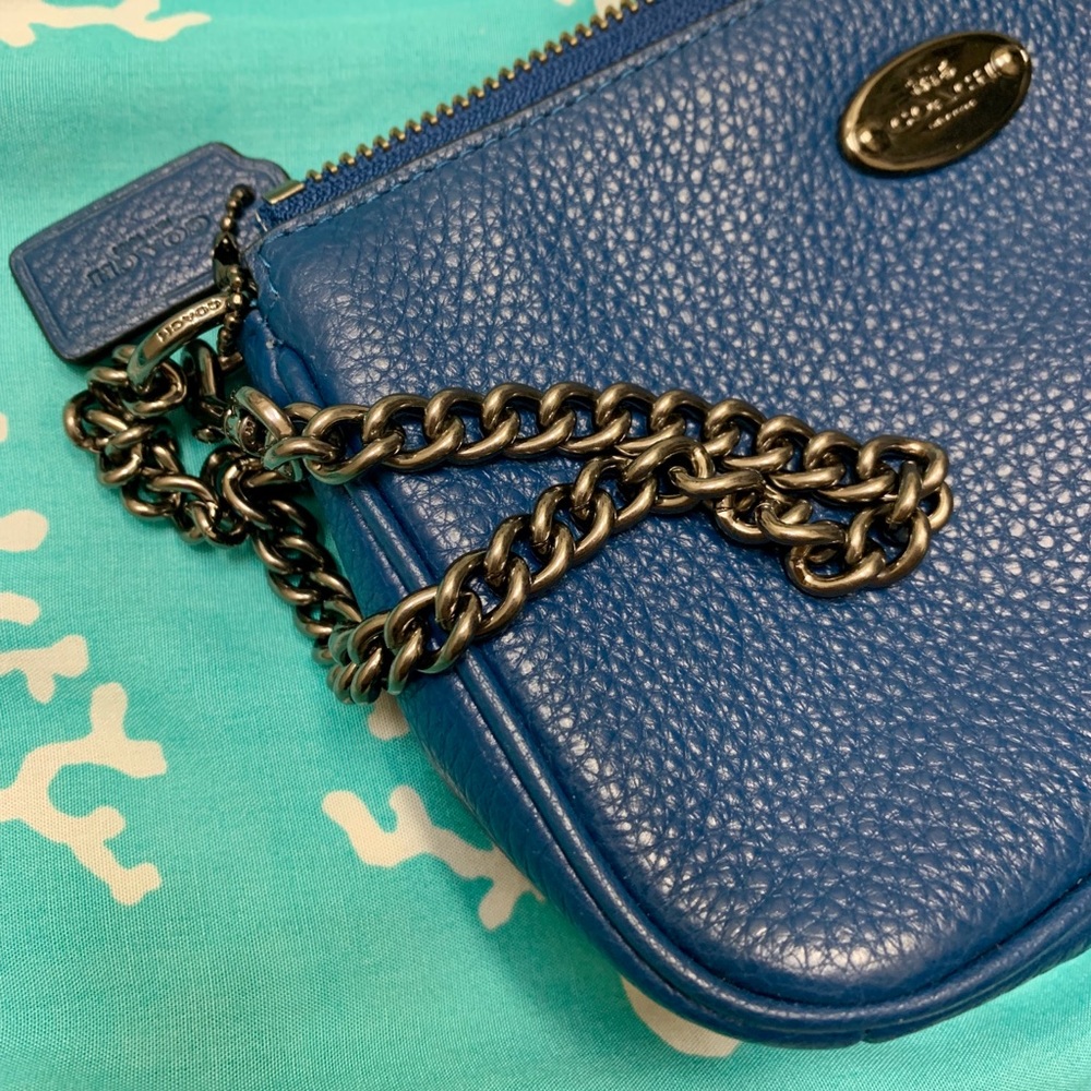 Royal blue Coach Clutch - Picture 2 of 6